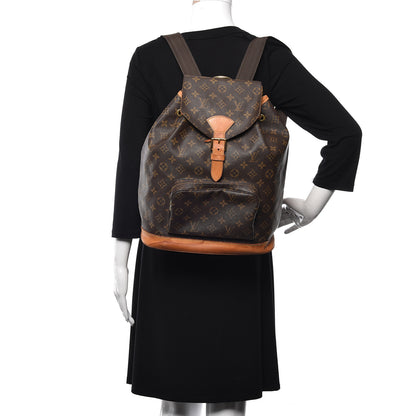 Louis Vuitton Monogram Montsouris GM Backpack 2 of 9