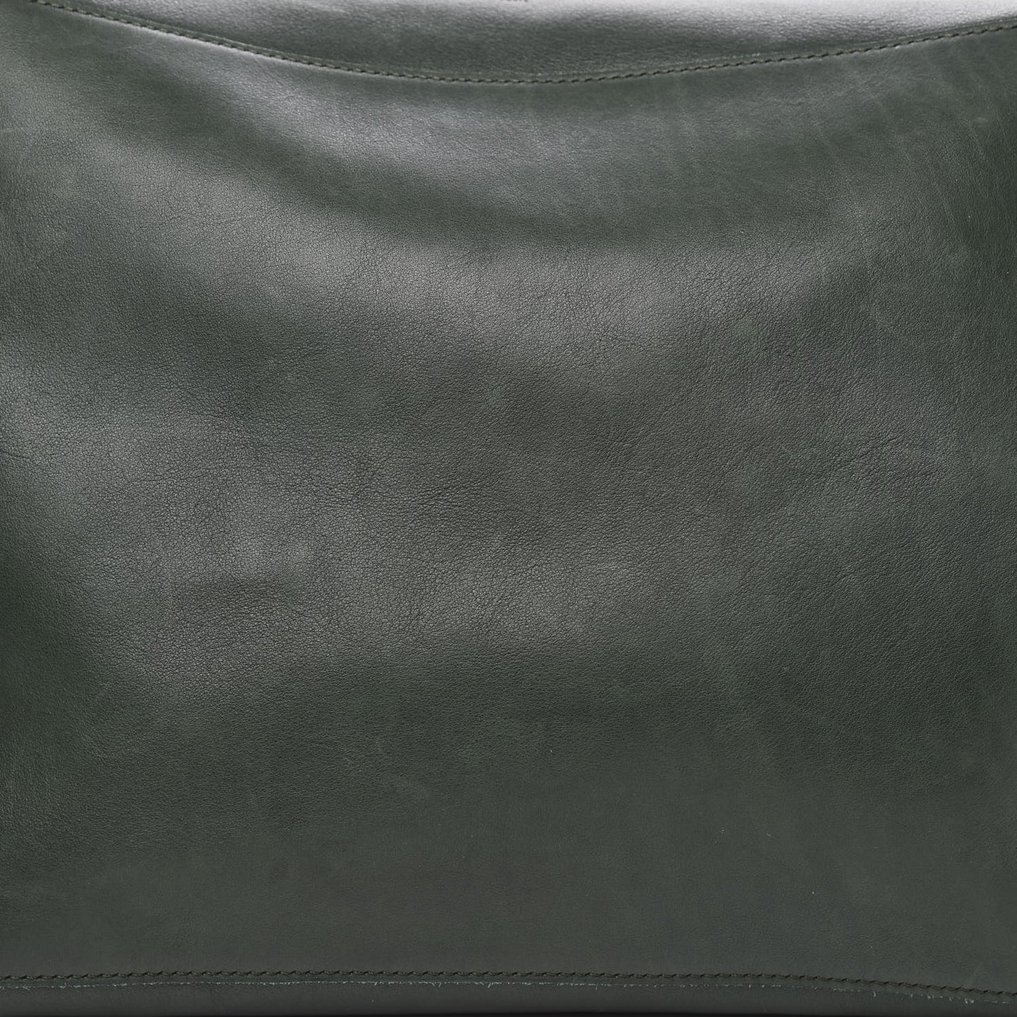 Smooth Calfskin Medium Big Bag Dark Green