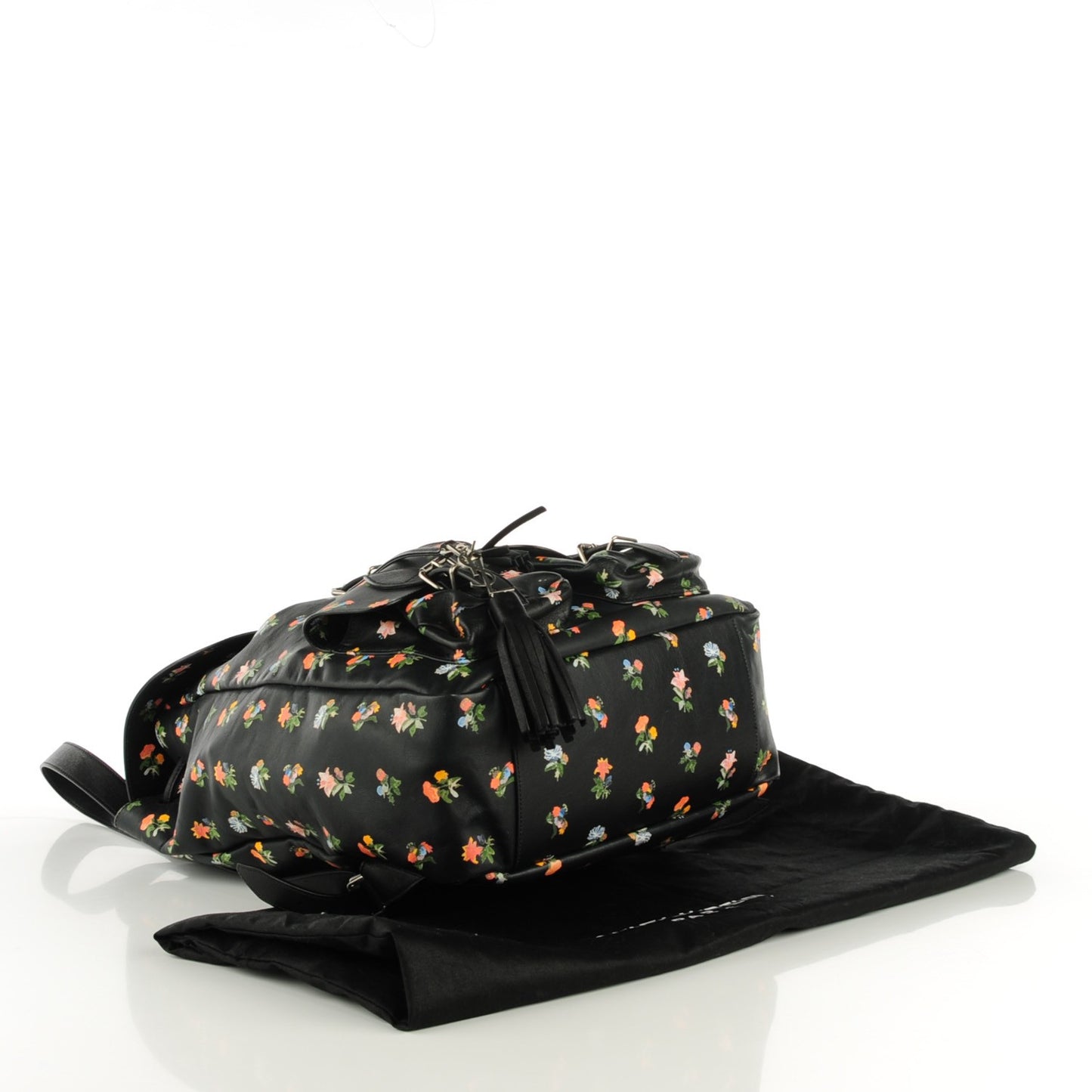 Calfskin Prairie Flower Printed Festival Backpack Multicolor