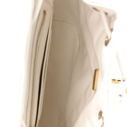Chanel Caviar Quilted Mini Urban Spirit Backpack White 5 of 10