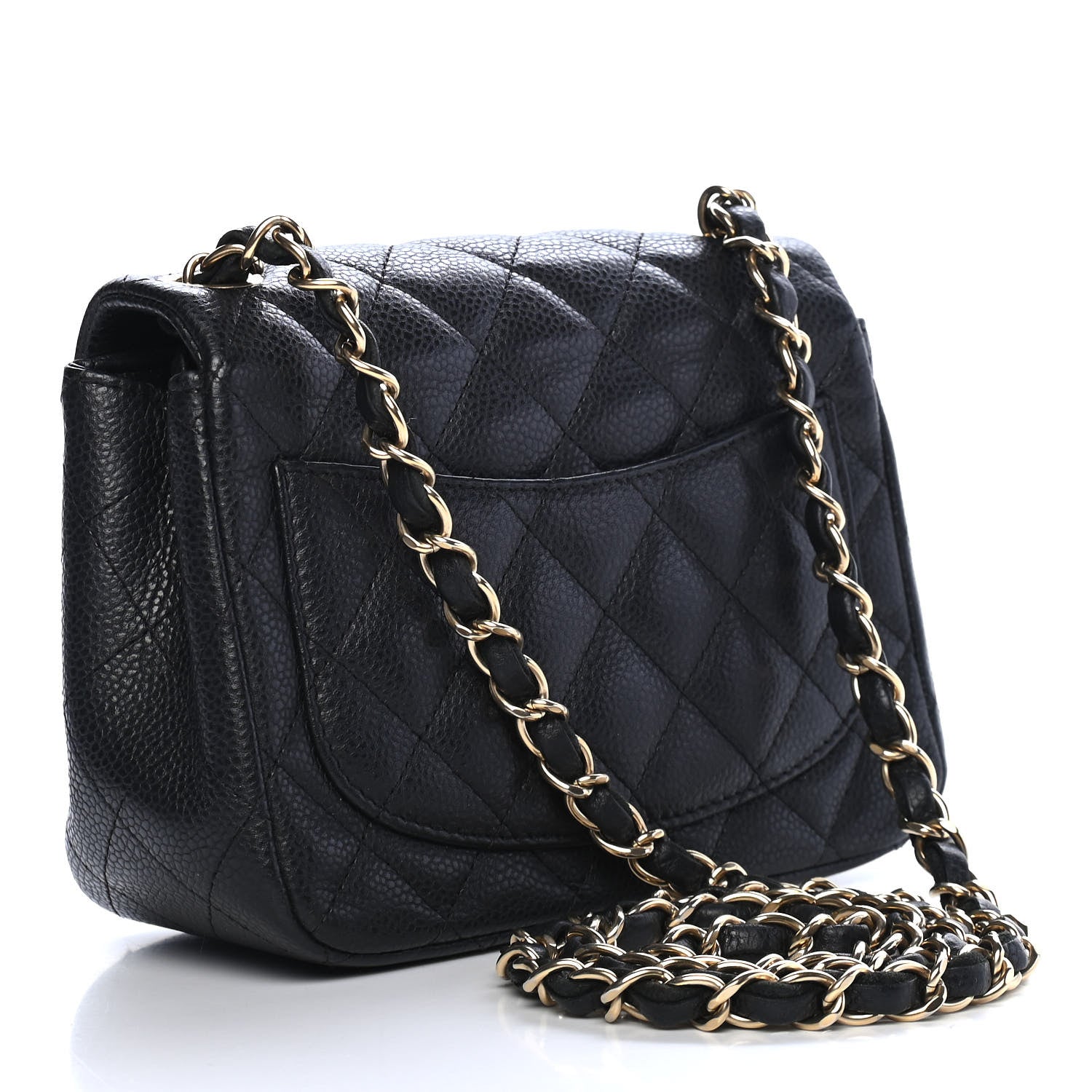 Chanel Caviar Quilted Mini Square Flap Black 2 of 9
