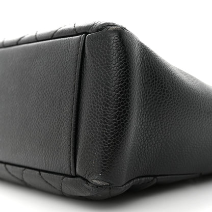 Chanel Caviar Quilted Petit Shopping Tote PST Black 11 of 14