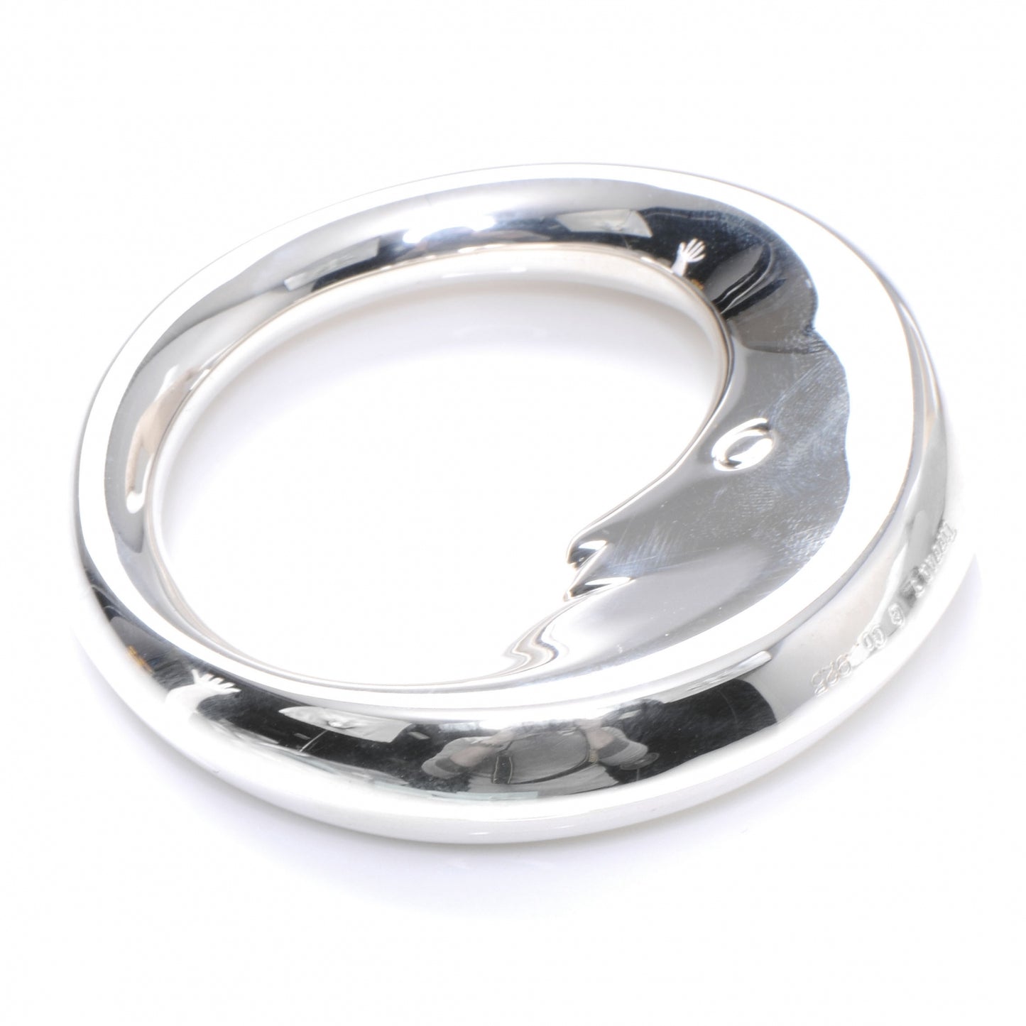 Sterling Silver Man On Moon Baby Rattle