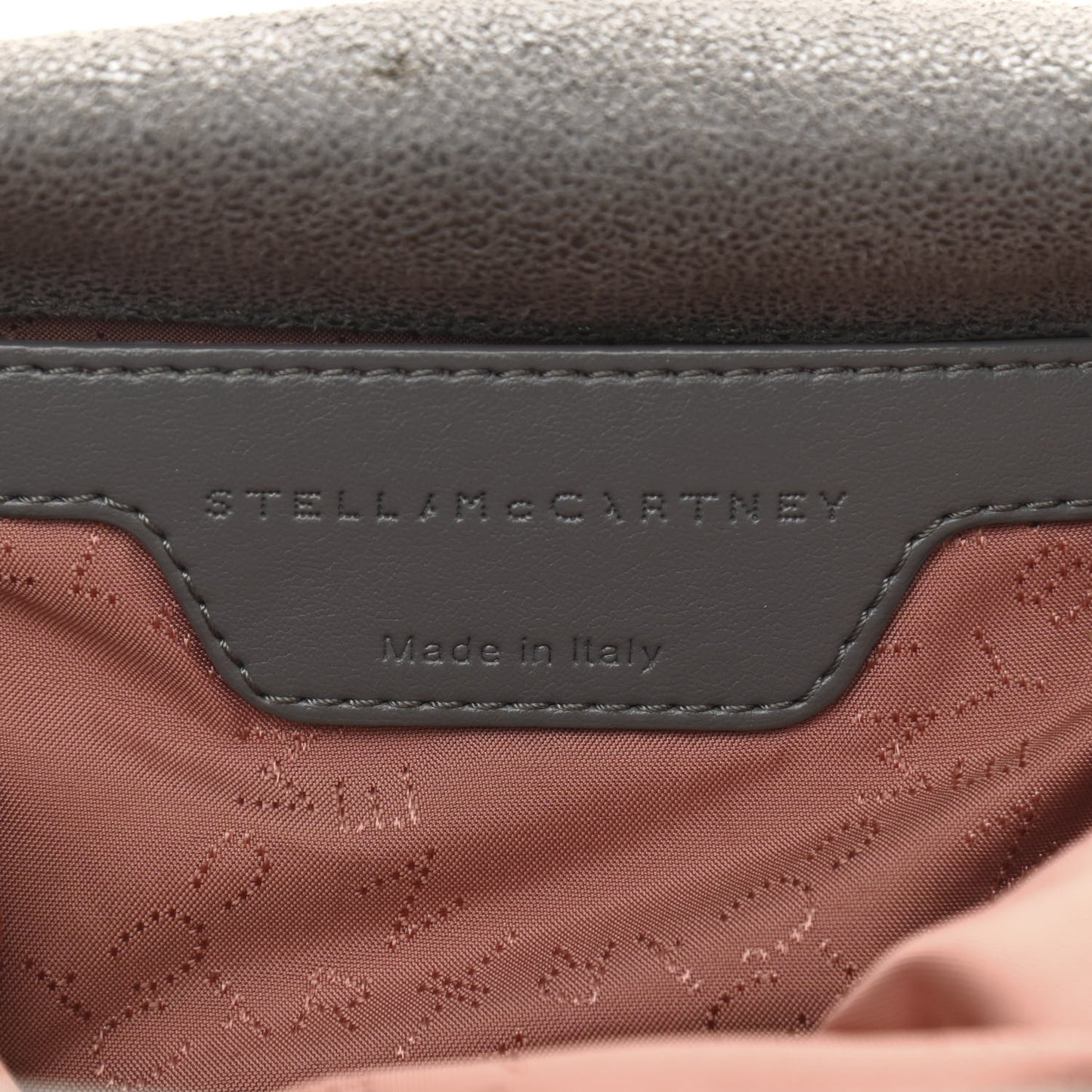 Shaggy Deer Mini Falabella Fold Over Tote Light Grey