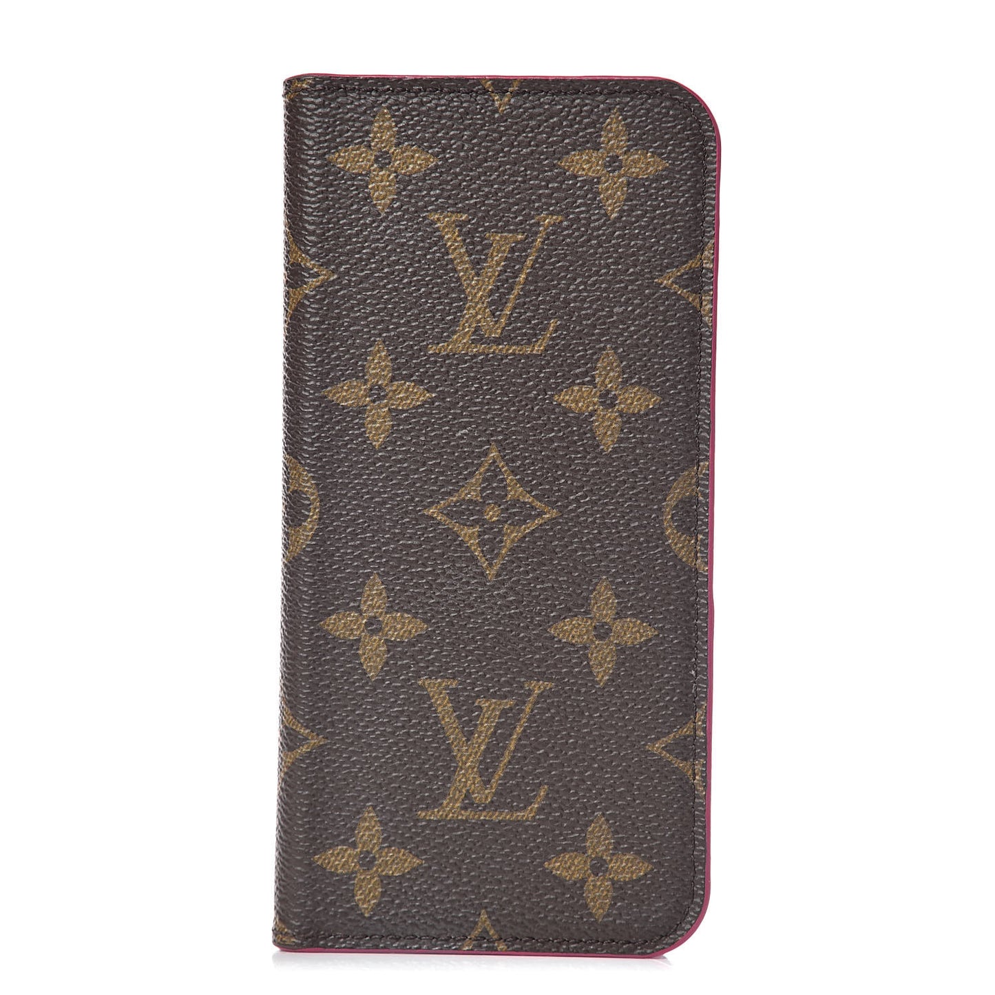 Monogram iPhone X Folio Case Rose Pop