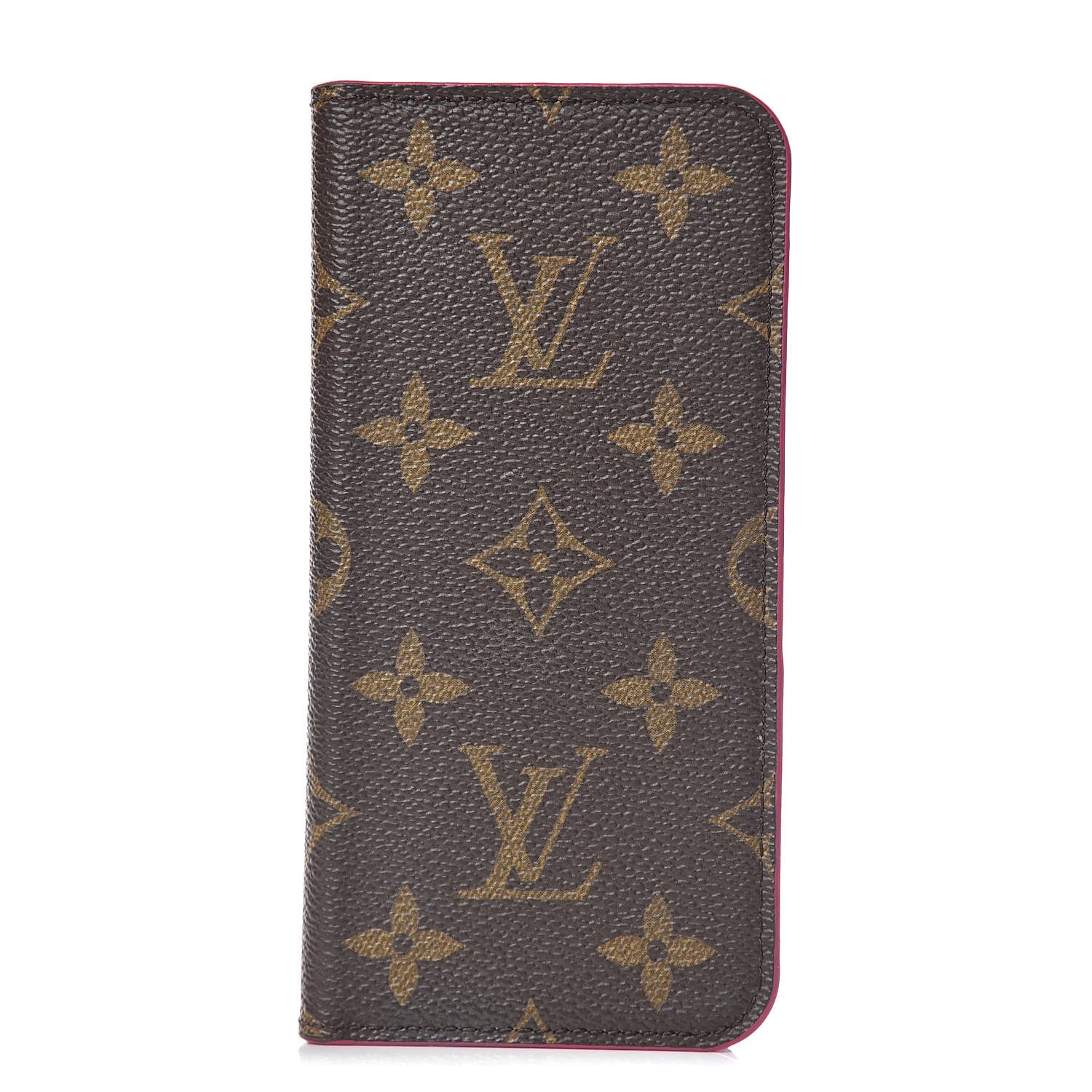 Louis Vuitton Monogram iPhone X Folio Case Rose Pop 1 of 8