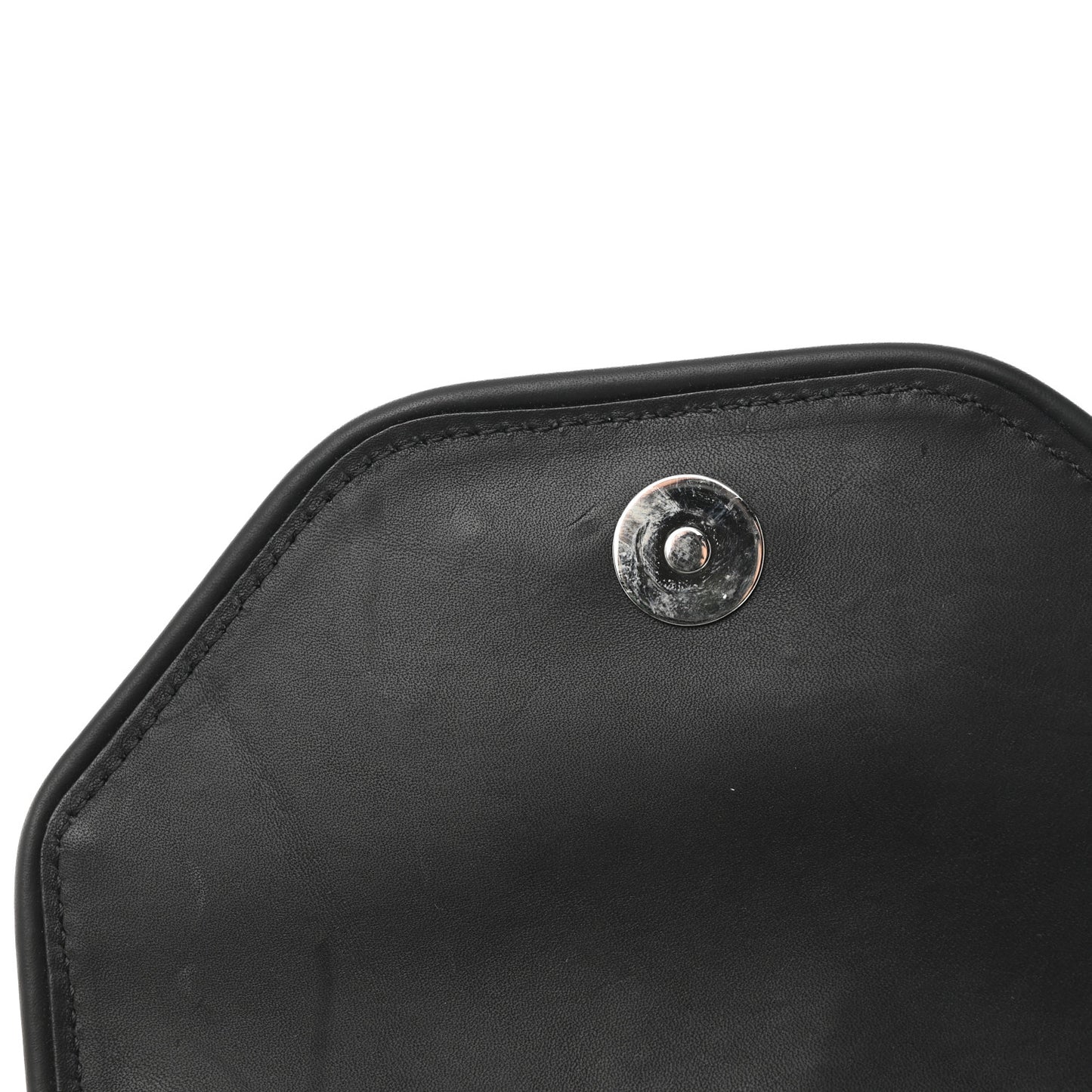 Lambskin Obsedia Shoulder Bag Beige Black