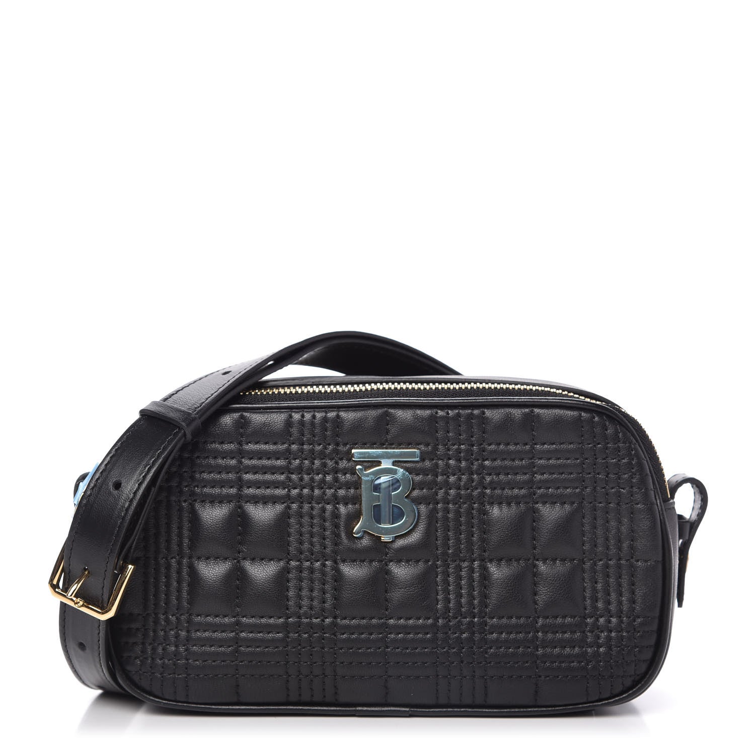 Burberry Lambskin Quilted Camera Bag Black 1 of 9