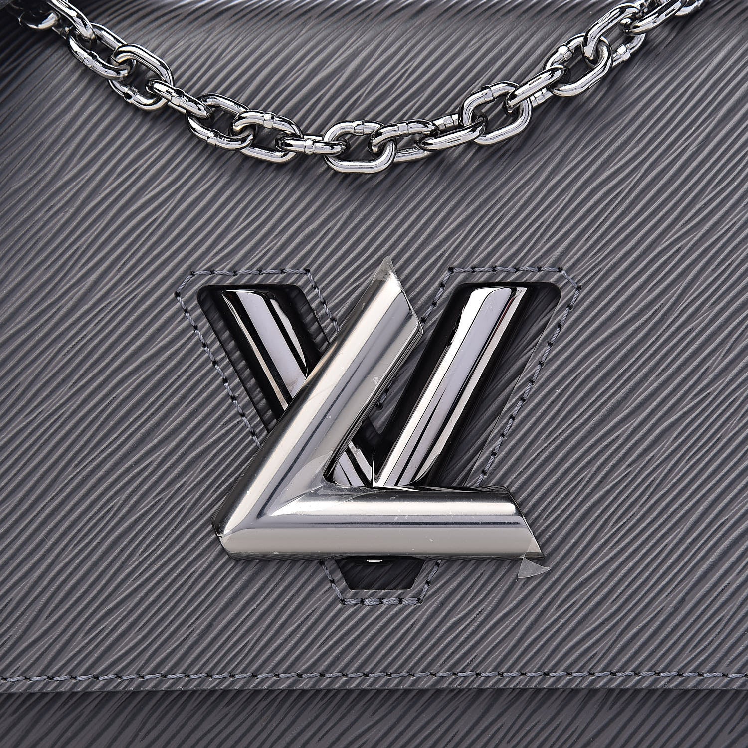 Louis Vuitton Epi Twist Shoulder Bag MM Grey 10 of 10