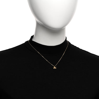 Van Cleef & Arpels 18K Yellow Gold Diamond Mini Frivole Pendant Necklace 2 of 6