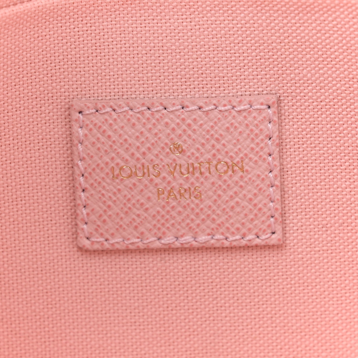 Louis Vuitton Damier Azur Pochette Felicie Chain Wallet Rose Ballerine 7 of 11