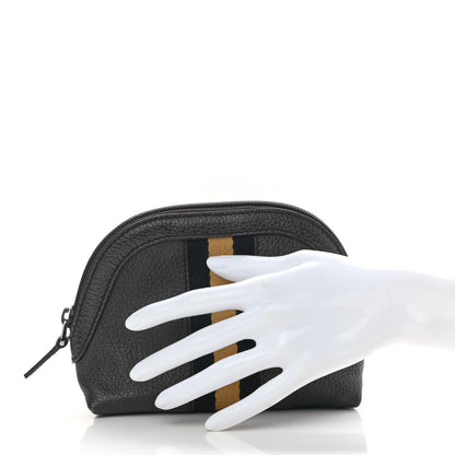 Gucci Calfskin Web Cosmetic Case Brown 2 of 7