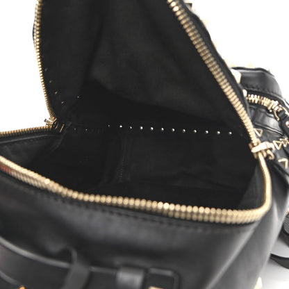 Valentino Garavani Vitello Medium Rockstud Backpack Black 5 of 11