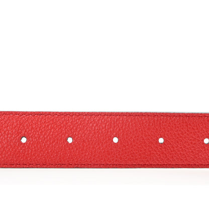 Louis Vuitton Monogram 30mm LV Initiales Reversible Belt 90 36 Coquelicot 3 of 8