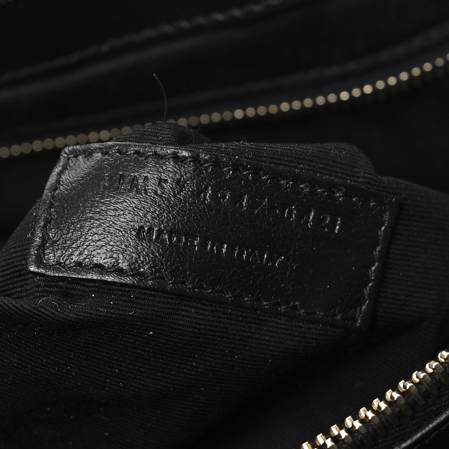 Calfskin Y Quilted Monogram Large Loulou Chain Satchel Black