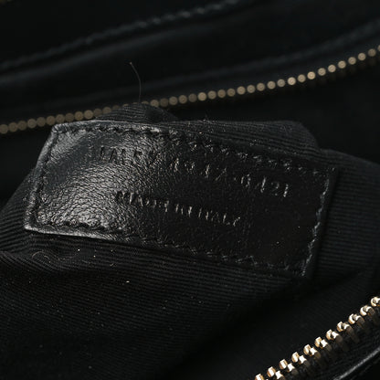 Saint Laurent Calfskin Y Quilted Monogram Large Loulou Chain Satchel Black 7 of 12