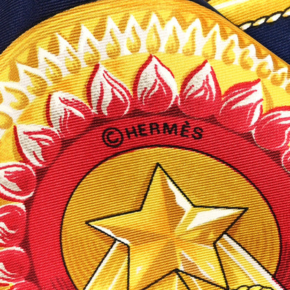 Hermes Silk Chevaux De Trait Scarf 90 4 of 5