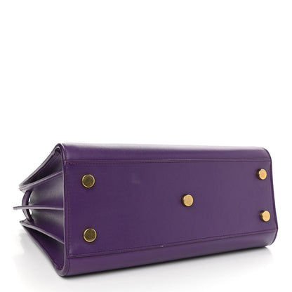 Saint Laurent Calfskin Baby Sac de Jour Purple 4 of 15