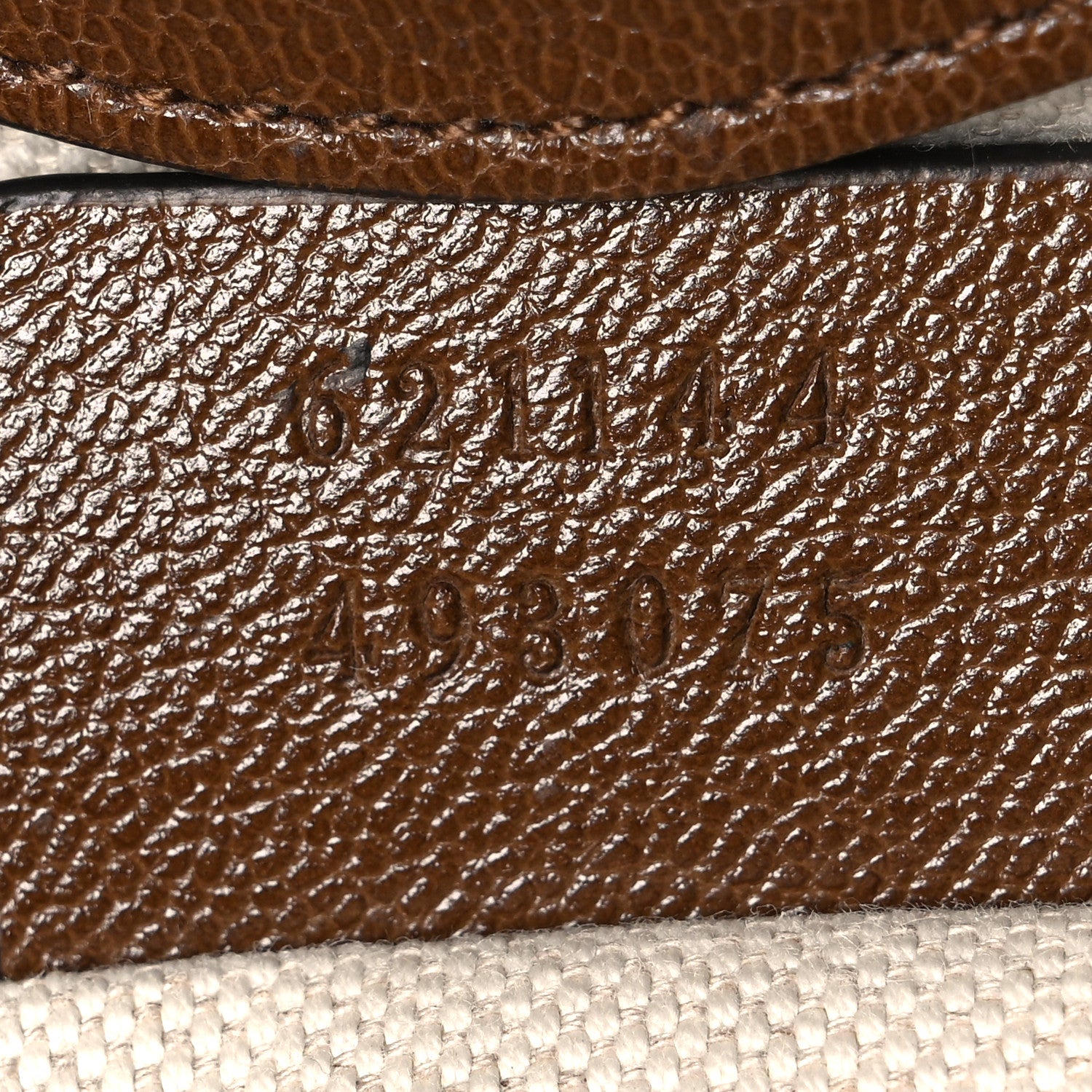 Gucci Monogram Calfskin Medium Horsebit 1955 Tote Bag Beige Brown Sugar 7 of 10