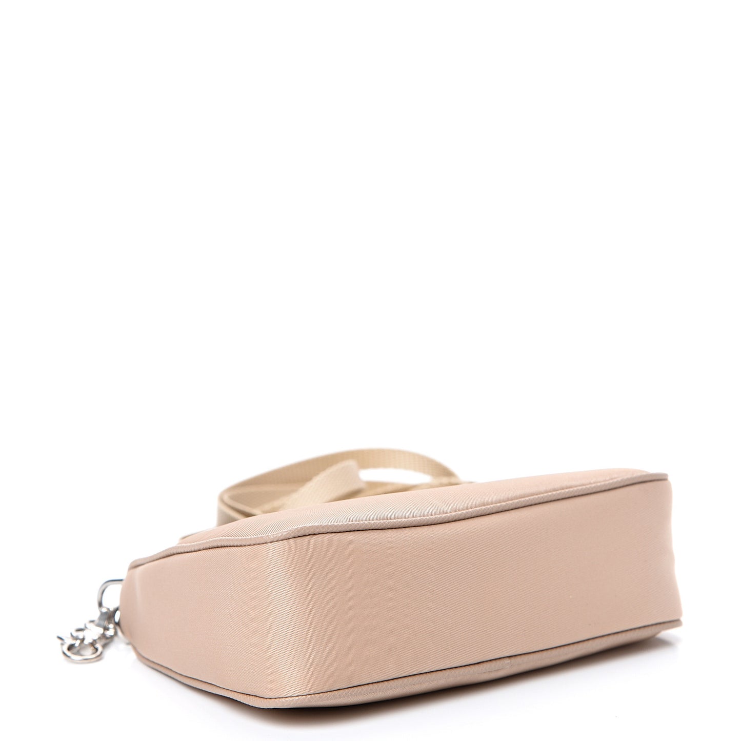 Tessuto Nylon Saffiano Mini Re-Edition 2000 Shoulder Bag Cammeo