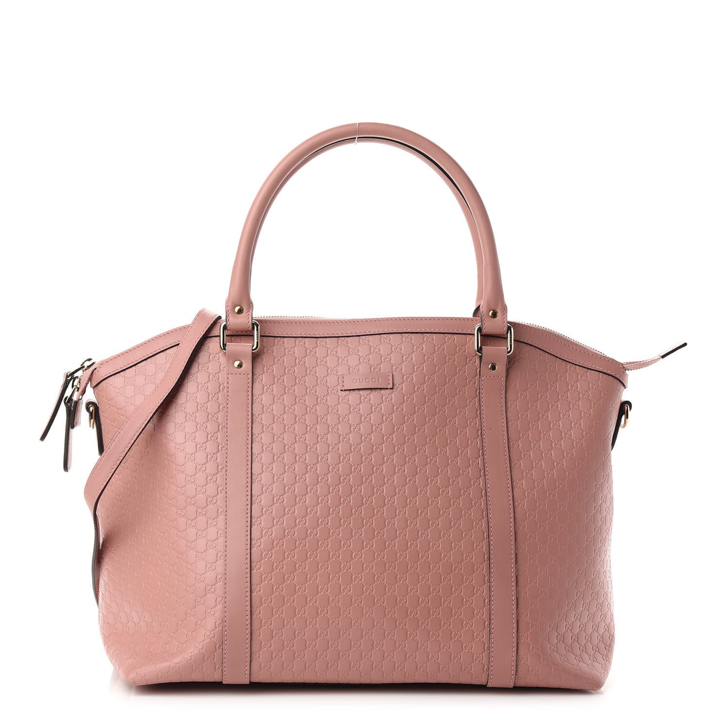 Soft Microguccissima Large Dome Satchel Soft Pink