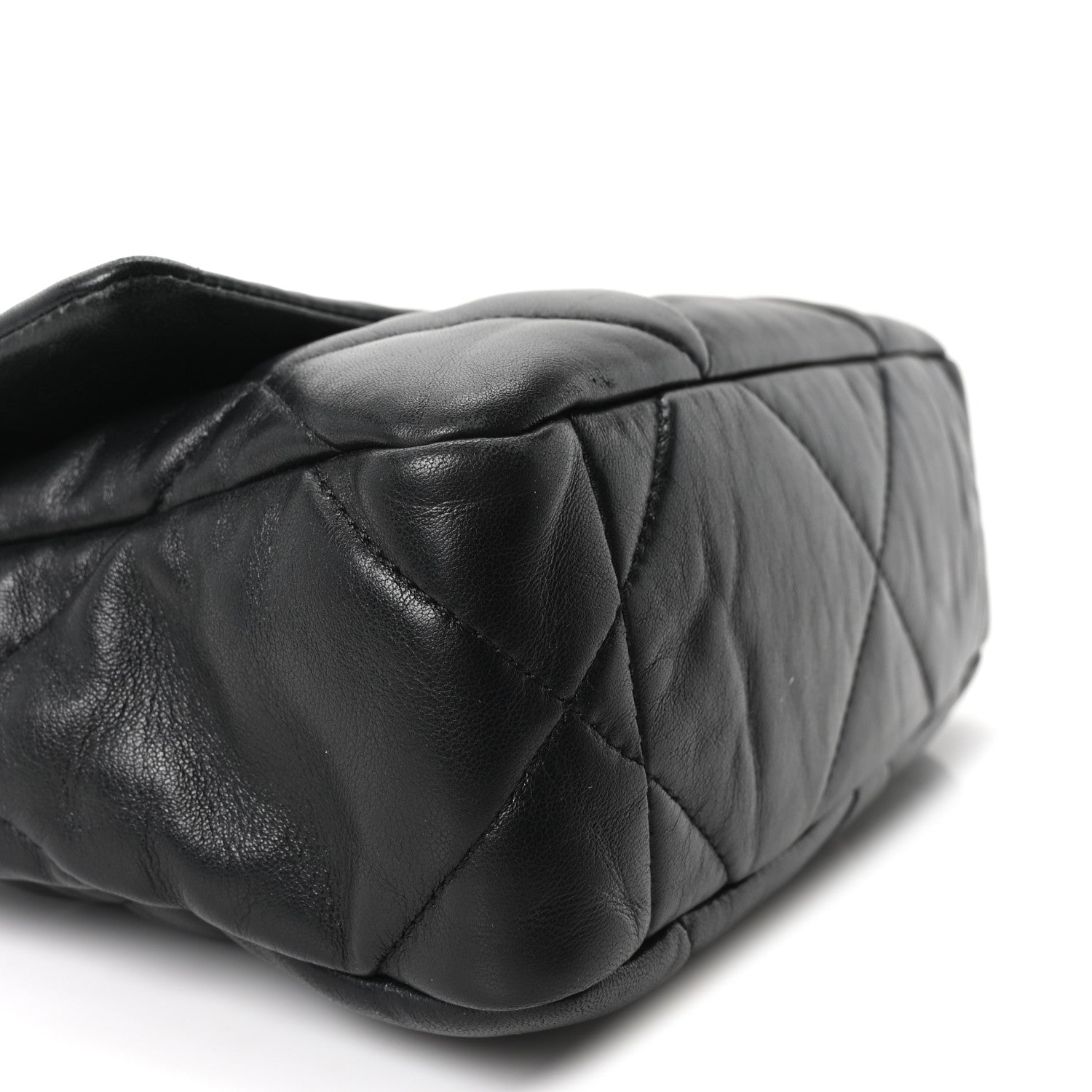 Chanel Lambskin Quilted Medium Chanel 19 Flap Black 9 of 11