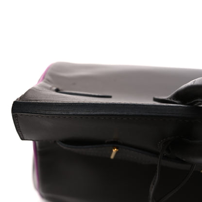 Hermes Box Bi-Color HAC Birkin 32 Ebene Cyclamen 14 of 14