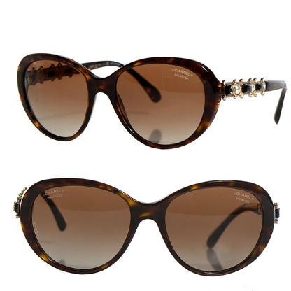 Chanel Pearl Crystal Bijoux Sunglasses 5337 Tortoise 7 of 12