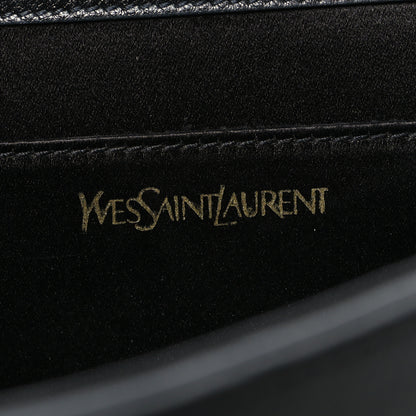 Saint Laurent Calfskin Monogram Large Belle De Jour Clutch Black 6 of 12