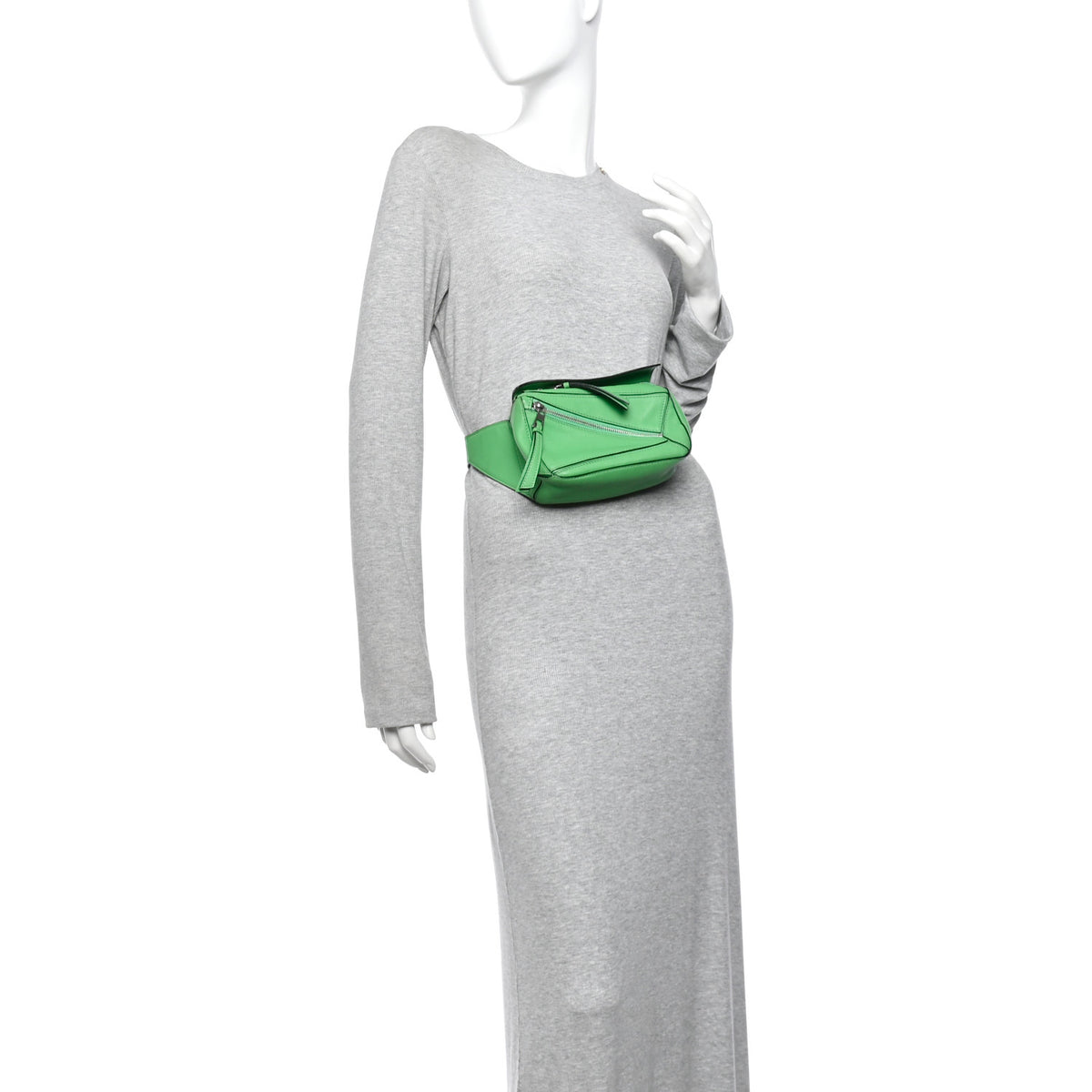 Loewe Calfskin Mini Puzzle Bumbag Clover Green 2 of 13