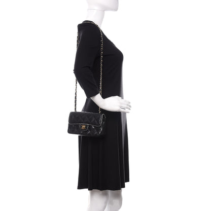 Chanel Lambskin Quilted Mini Flap Black 2 of 11