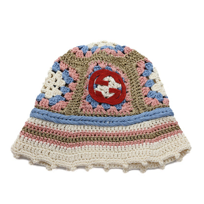 Gucci Cotton Crochet GG Lovelight Bucket Hat M Multicolor 1 of 6