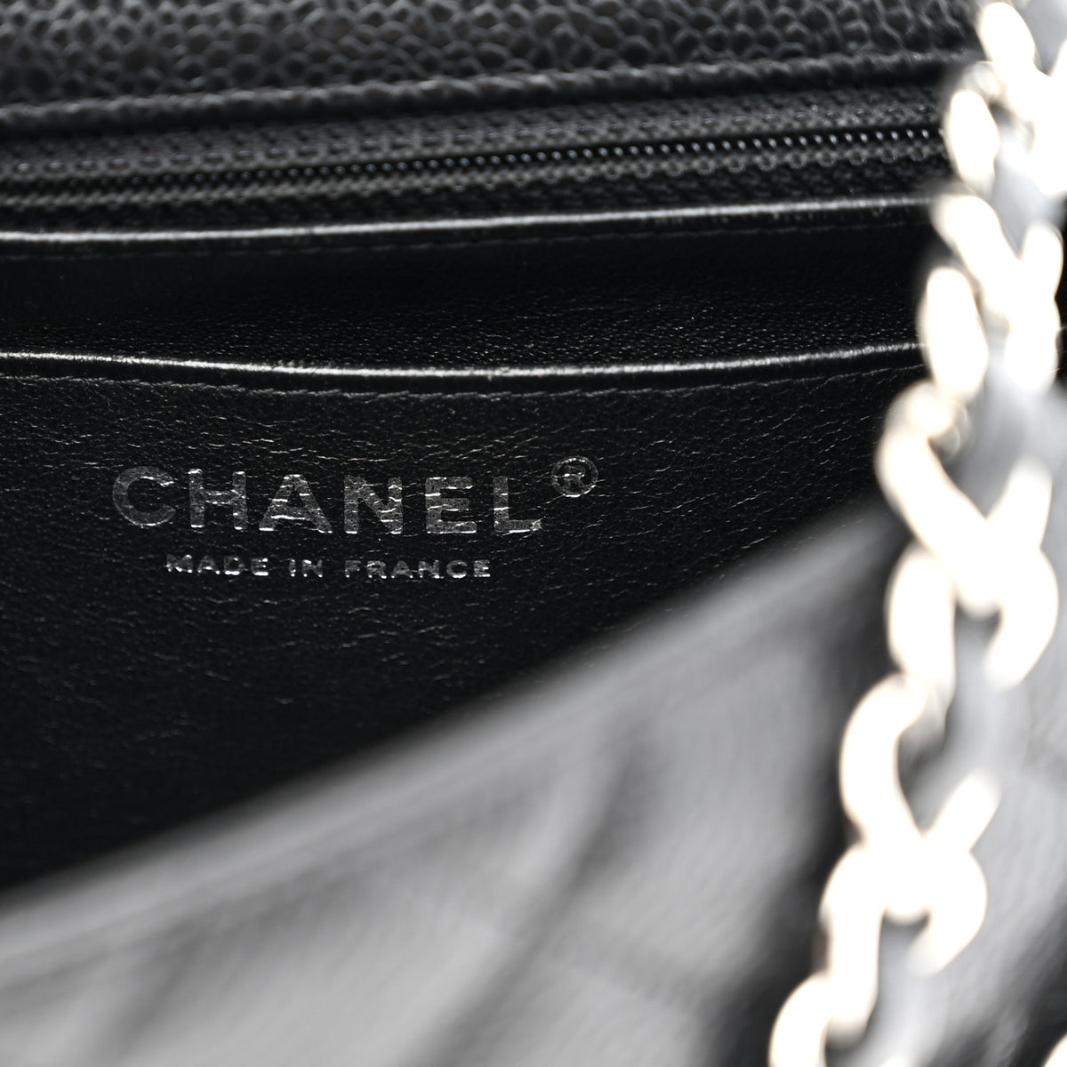 Chanel Caviar Quilted Mini Square Flap Black 6 of 11