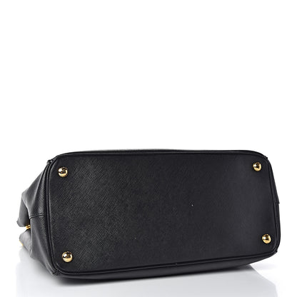 Prada Saffiano Medium Galleria Double Zip Tote Black 5 of 10