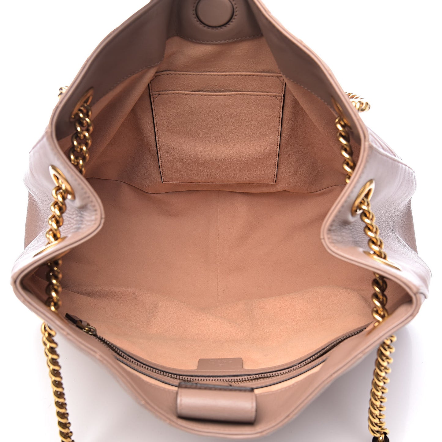 Calfskin Matelasse Medium GG Marmont Shoulder Tote Bag Porcelain Rose