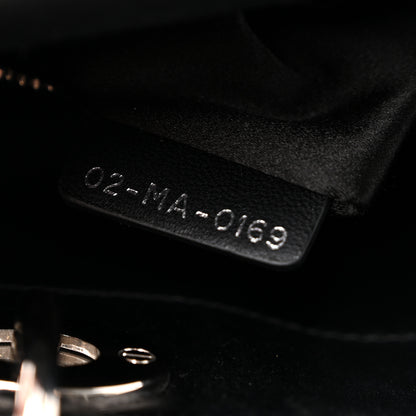 Christian Dior Satin Crystal Cannage Mini Lady Dior Black 12 of 25