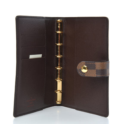 Louis Vuitton Damier Ebene Small Ring Agenda Cover 5 of 7