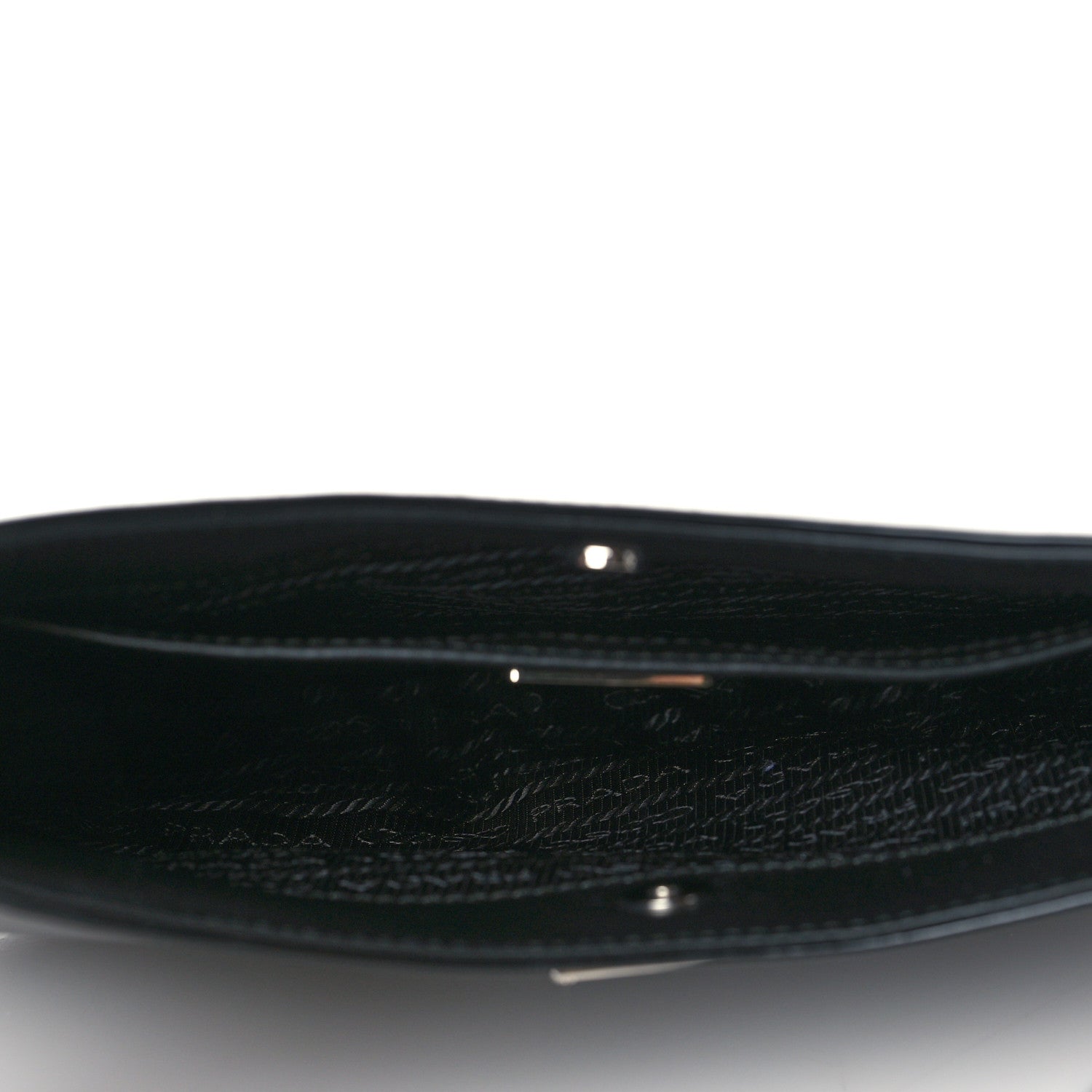 Prada Spazzolato Cleo Shoulder Bag Black 4 of 8