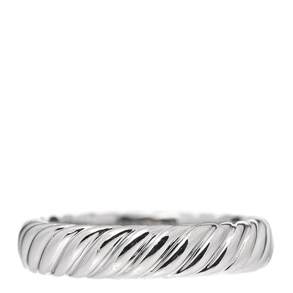 David Yurman Platinum 5mm Cable Wedding Band Ring 57 8 1 of 6