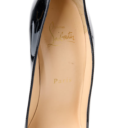 Christian Louboutin Patent Corneille 100 Pumps 38 Black 7 of 11