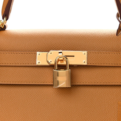 Hermes Epsom Kelly Sellier 28 Sesame 2 of 9