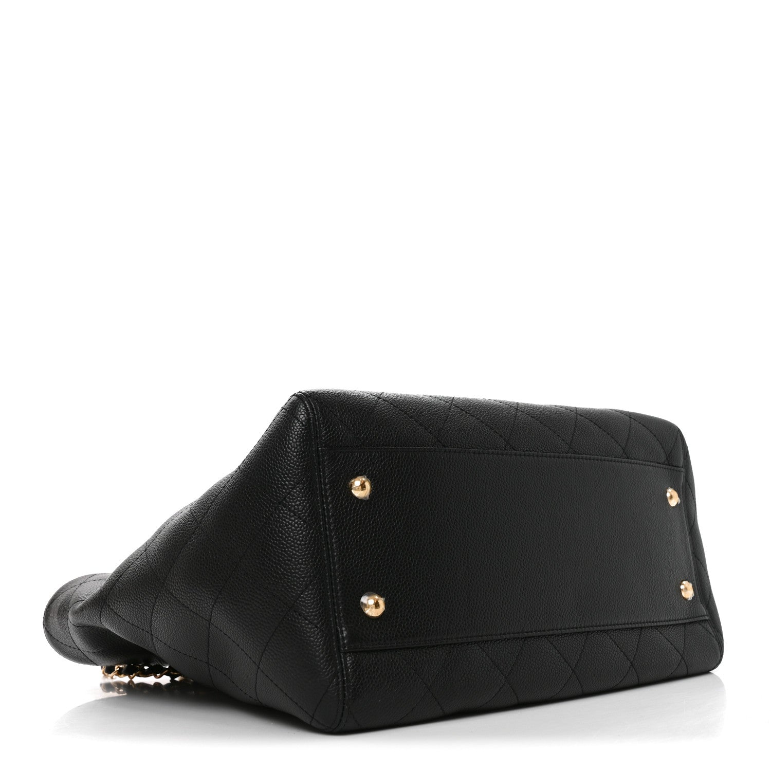 Chanel Caviar Quilted Shopping Tote Black 4 of 10
