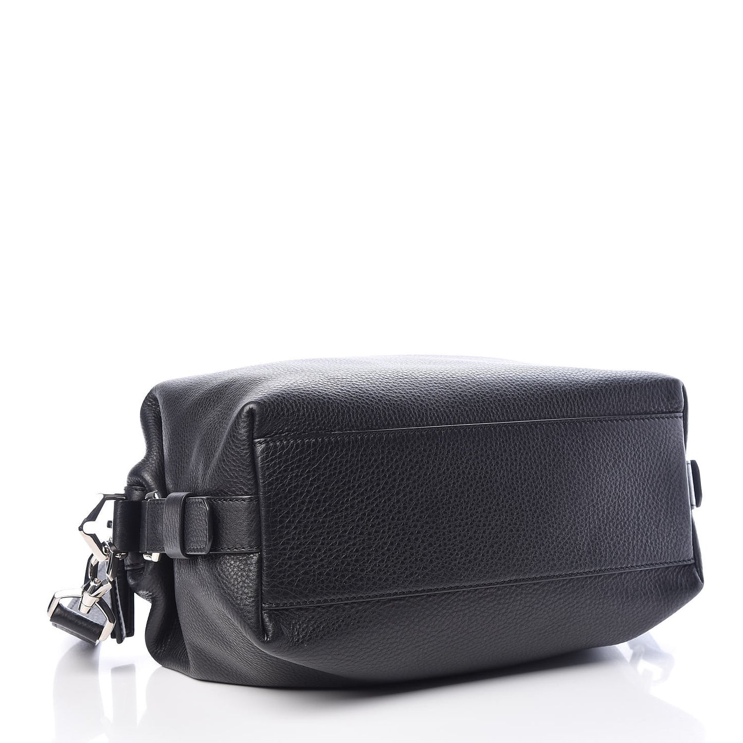 Pebbled Calfskin Small Nightingale Black