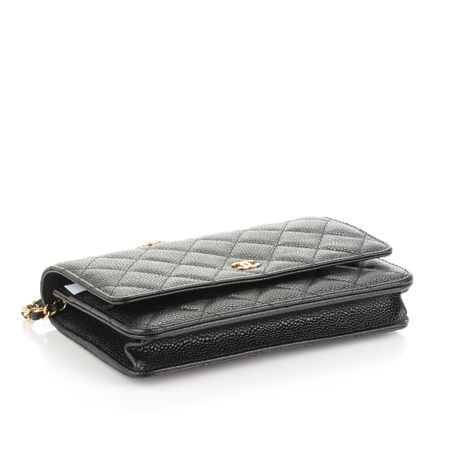 Chanel Caviar Quilted Wallet On Chain WOC Black 4 of 8