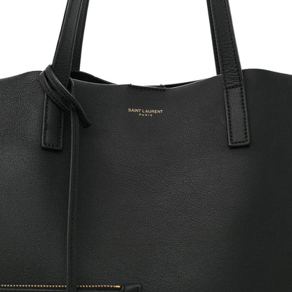 Saint Laurent Calfskin Large Shopping Tote Black 9 of 12