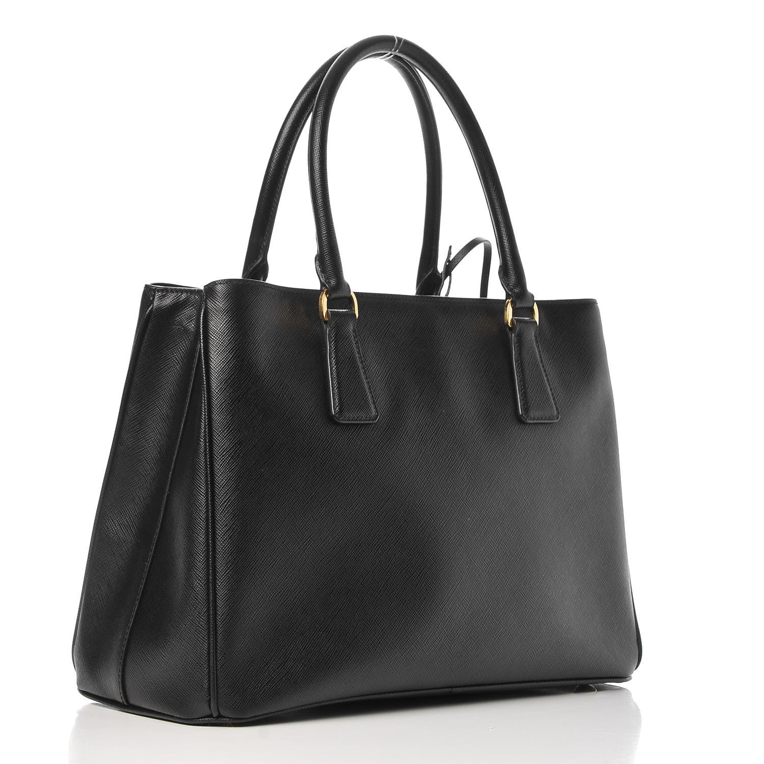 Prada Saffiano Lux Medium Tote Black 3 of 8