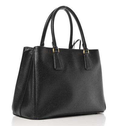 Prada Saffiano Lux Medium Tote Black 3 of 8