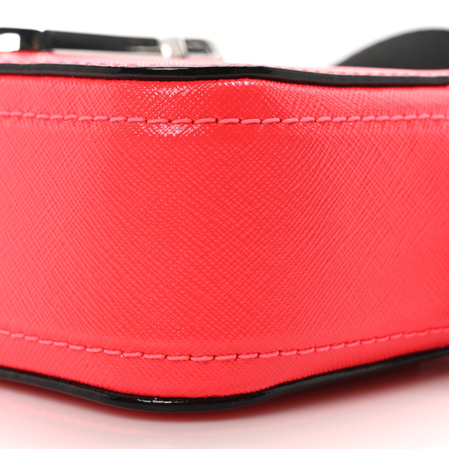 Saffiano Small Snapshot Camera Bag Hot Pink