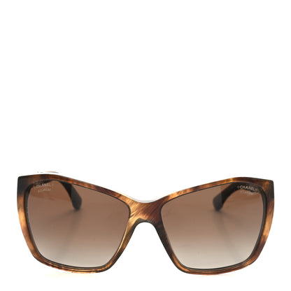 Chanel Lambskin Quilted Reissue Polarized Sunglasses 5327-Q Brown 2 of 6