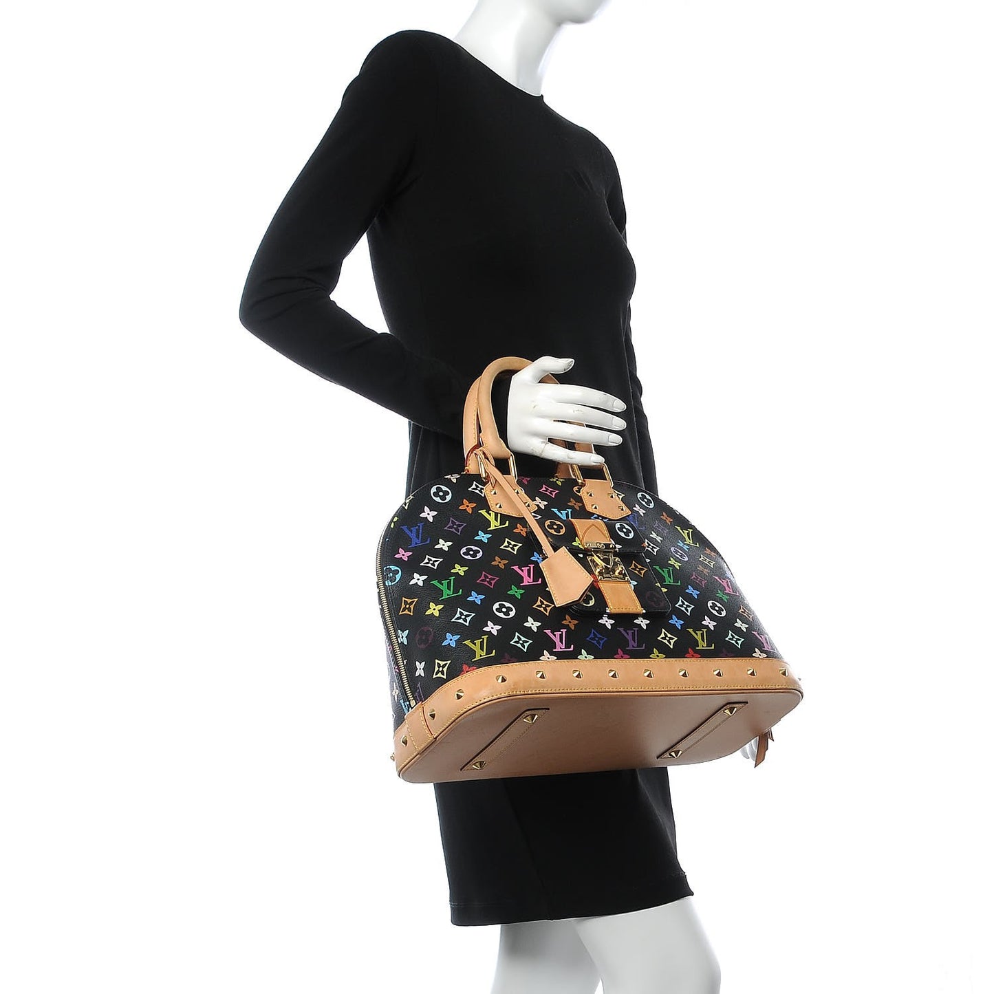 Monogram Multicolor Alma GM Black